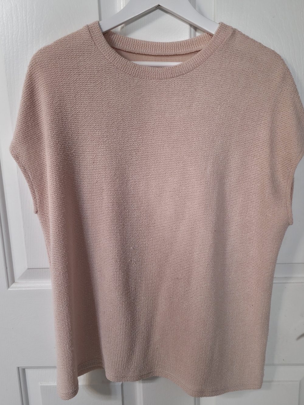 Soft Blush Knit Sleeveless Top